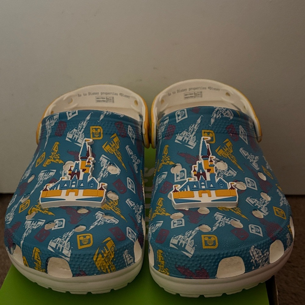 Disney  Blue and White Crocs - Picture 2 of 6